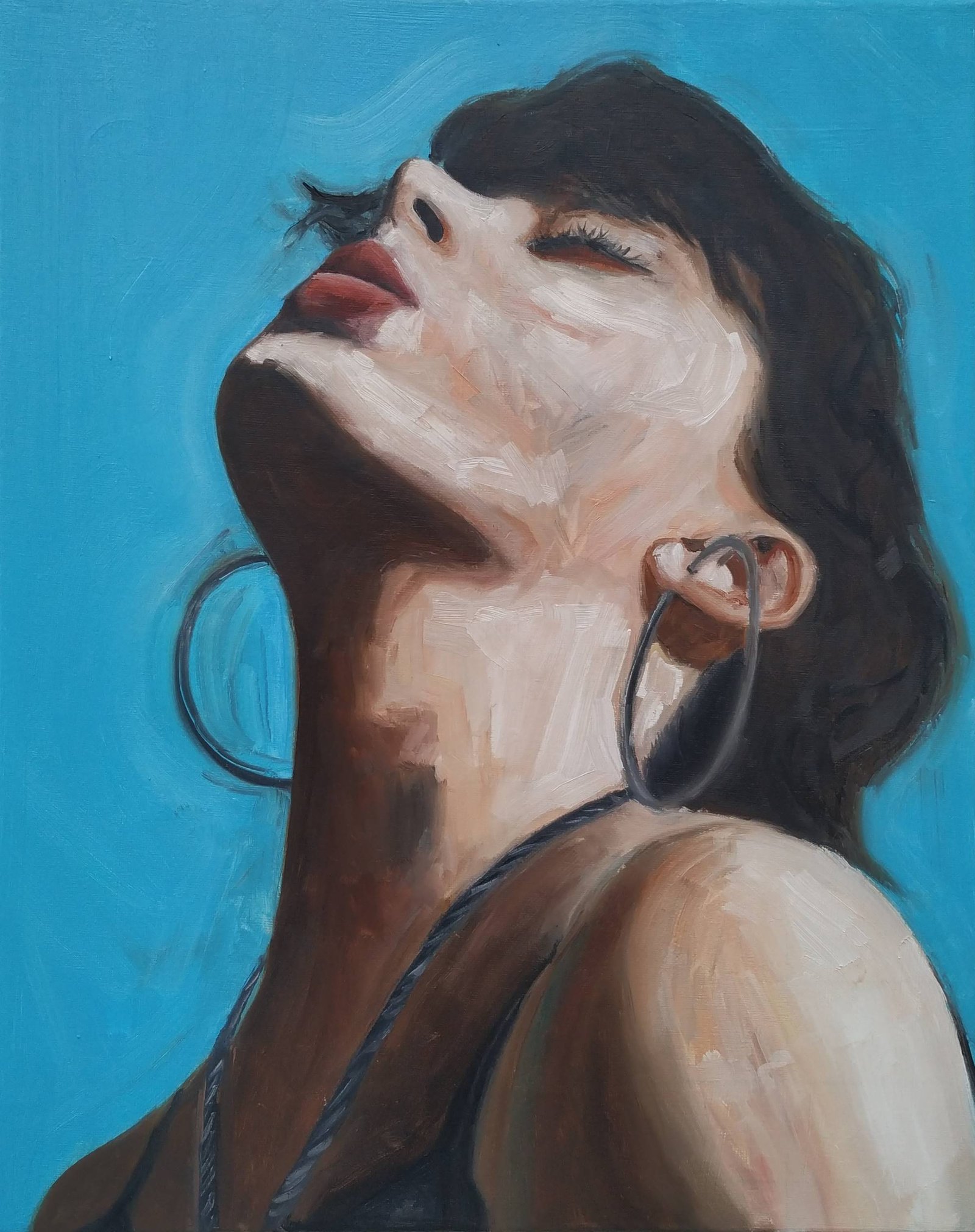 Oil and ink on canvas, 40cm x 50cm